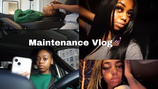 Maintenance Vlog | getting my brows tinted and shaping for the first time !!￼