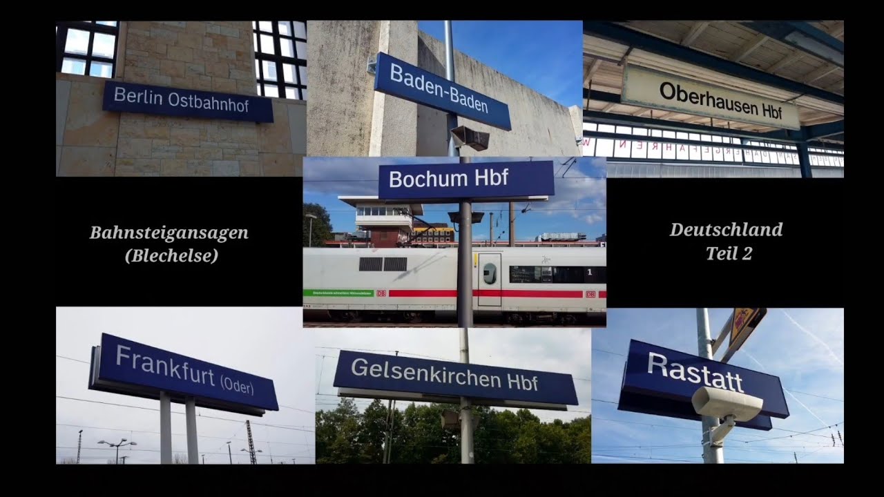 Bahnsteigansagen (Blechelse) Mix Deutschland [Teil 2]
