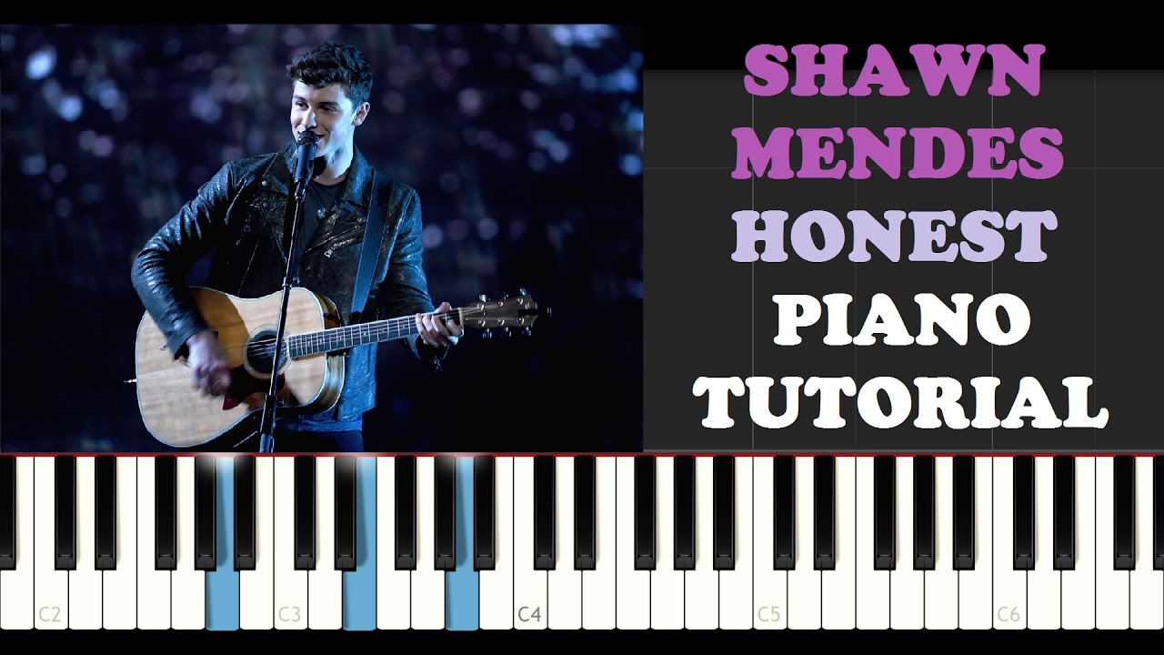 Shawn Mendes Honest (Both Instrumental and Singing Parts Piano