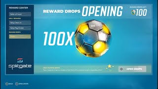 I OPENED 100 SUPPLY DROPS ON SPLITGATE!!!