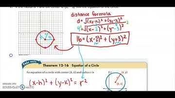 12 5   Circles in the Coordinate Plane Day 1