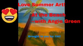 #LoveSummerArtReboot at the Beach