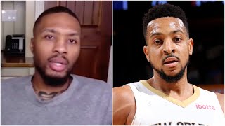 Damian Lillard Opens Up About The Blazers Trading Cj Mccollum It Was Tough To Deal With