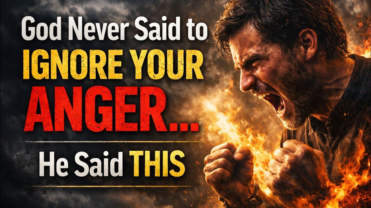 God Never Said to Ignore Your Anger… He Said THIS