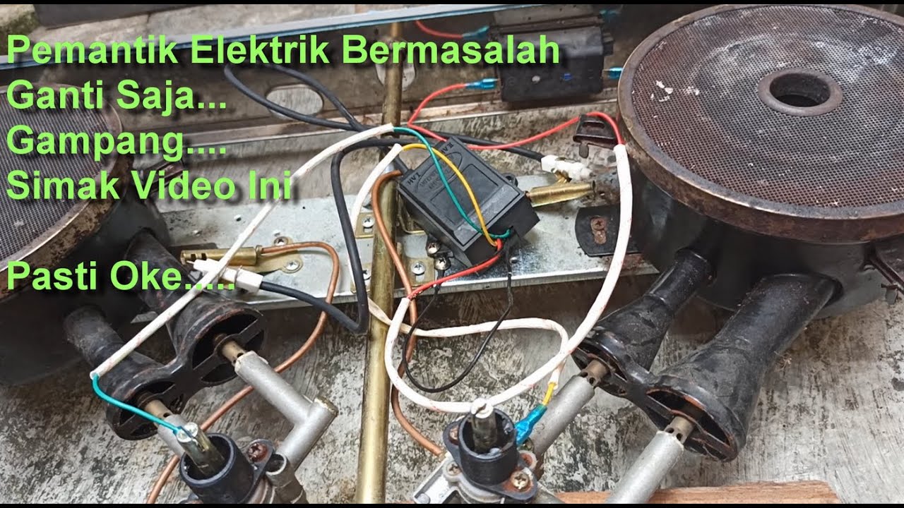 Tutorial Cara Pasang Pemantik Elektrik Kompor Gas Infrared
