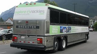 Brewster Tours Connect Banff Gondola free shuttle 1989 MCI 102-C3 #201