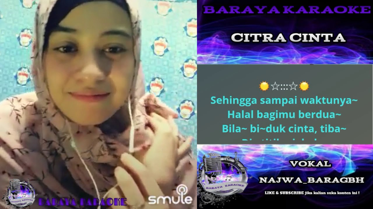 Citra Cinta ( KARAOKE DANGDUT ) Duet Bareng Artis SMULE YouTube