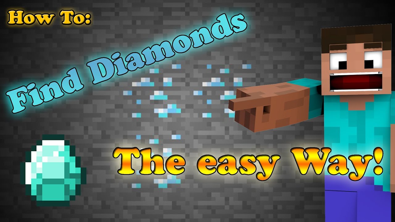 Minecraft 1.5 - How To Find Diamonds The Easiest Way! - YouTube