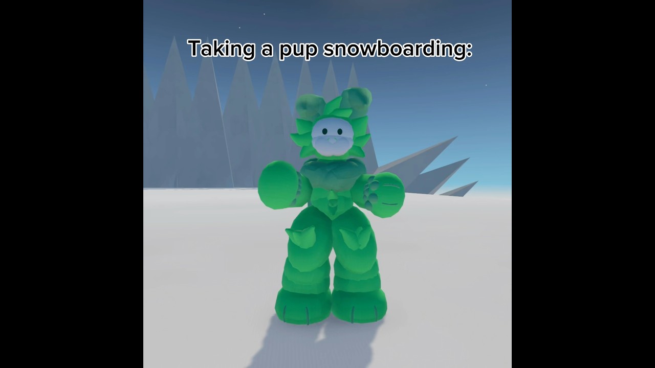 [Kaiju paradise] - Slimepup Snowboarding 