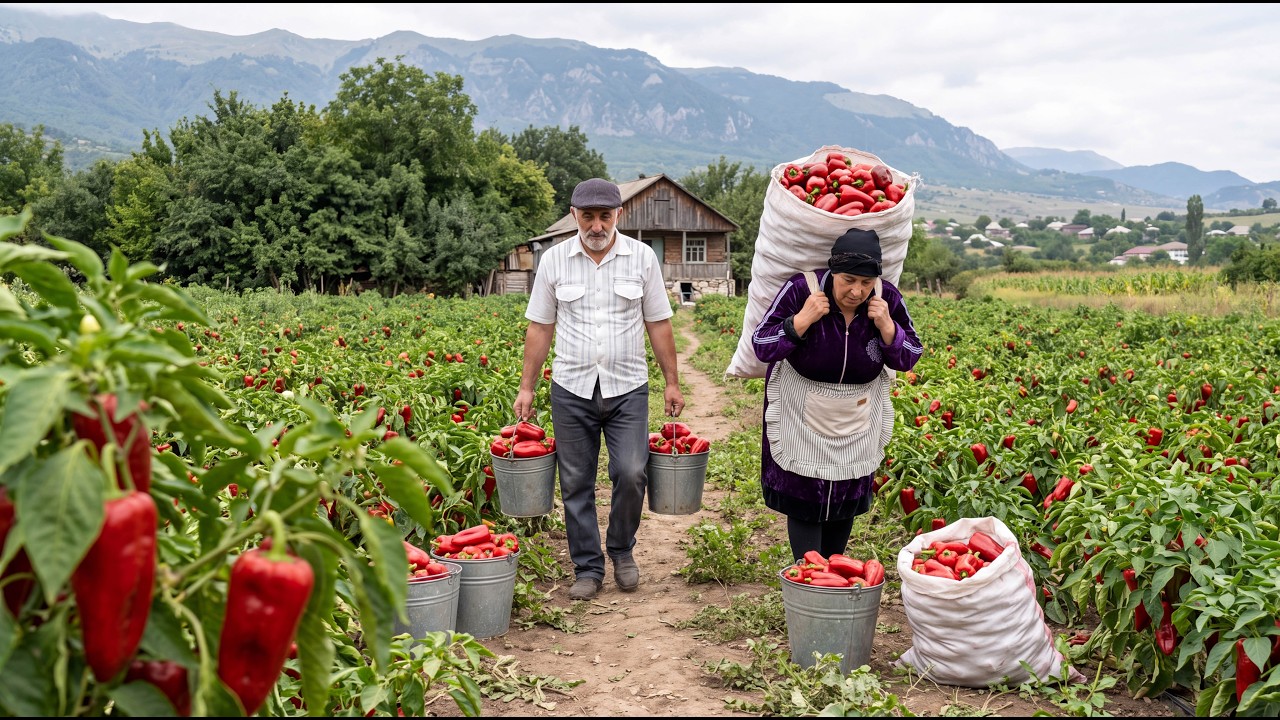 Thumbnail for Far from Civilization | Red Pepper Harvest and Tomato Paste for Winter
