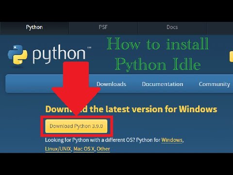 How to install Python Idle -  सिस्टम में पायथन आइडल कैसे स्थापित करें - || That Code With Coder