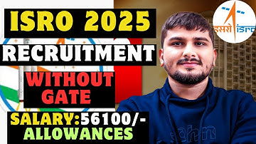 ISRO Scientist Recruitment 2025 ||#gate #psu #iocl #iit  #isro   #gatecse #psu #drdo