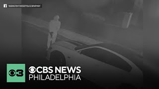 Suspected car thieves caught on camera taking Dodge Charger in Washington Township, New Jersey