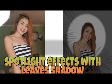 PICARTS SPOTLIGHT EFFECTS WITH LEAVES SHADOW TUTORIAL | Instragramable effects!