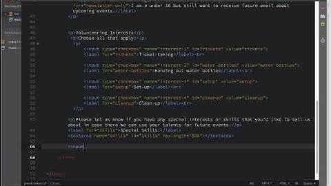 MAT 125   04 Forms   Checkboxes, textarea, and submit