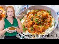 Ukrainian Braised Pork with Creamy Mashed Potatoes