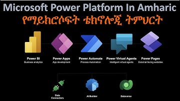 introduction to Microsoft Power Platform PowerApps, automate, and BI in Amharic Ethiopia