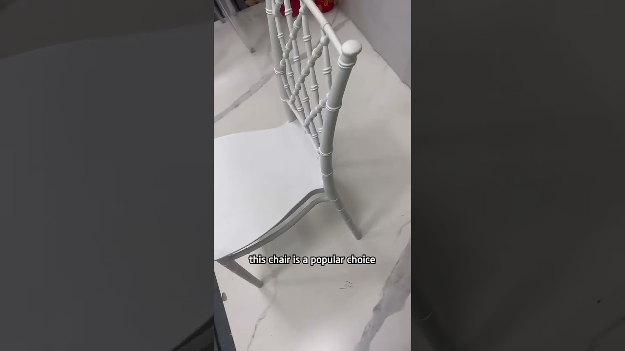 What's the new design of the white pp plastic chiavari chair?white chiavari chair with net back