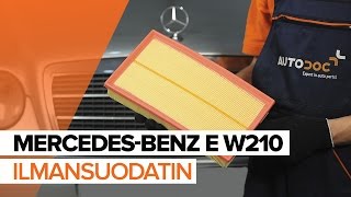 Ilmansuodattimet irrottaminen MERCEDES-BENZ - video-opas