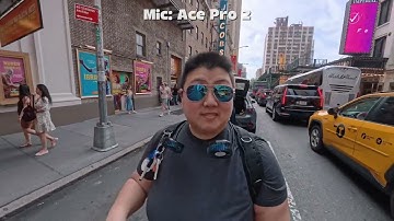 Insta360: Ace Pro 2 which is better? RAW Mic test vs DJI