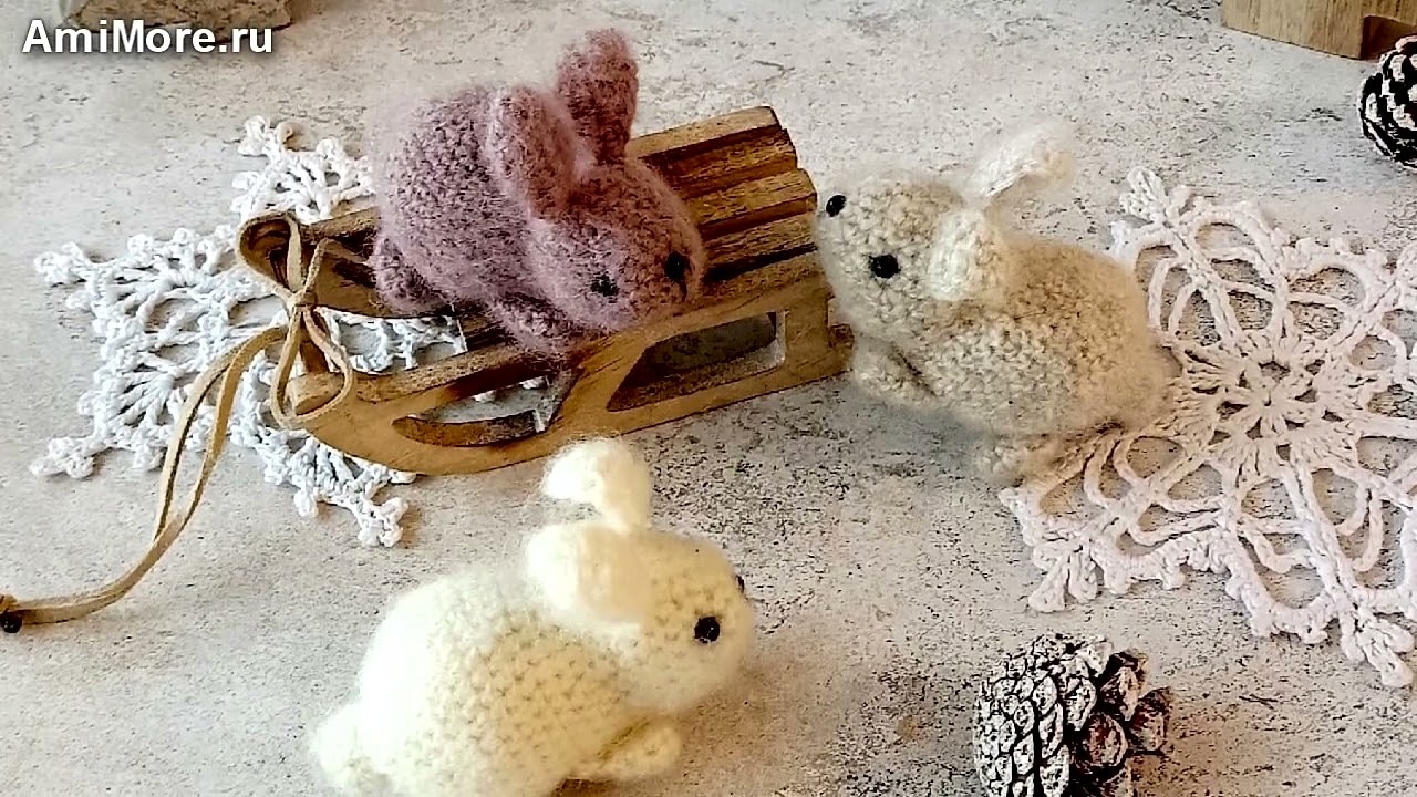 Амигуруми: схема Маленький кролик | Игрушки вязаные крючком - Free crochet patterns.