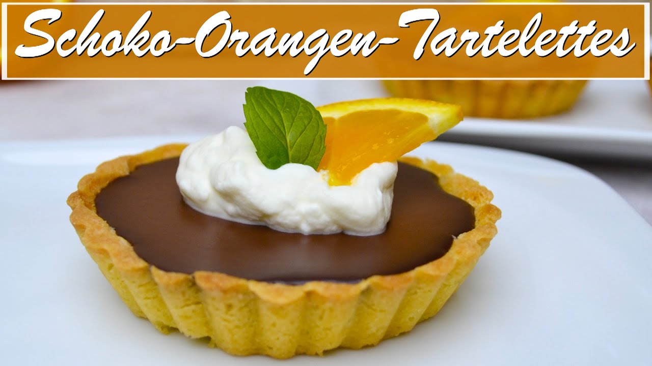 Schoko-Orangen-Tartelettes