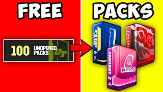100 Free Packs Build My Team!