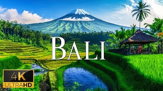 FLYING OVER BALI (4K Video UHD) - Relaxing Music With Stunning Beautiful Nature Film For Relaxation