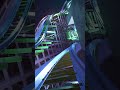 Steel Madness Midnight Run! Epic Night Coaster POV in Planet Coaster #shorts