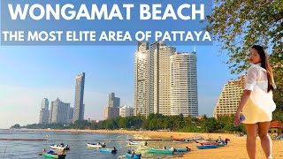 [4K] Walk along Wongamat beach. The  most elite area in Pattaya. Full review, part 1. Thailand 2024.