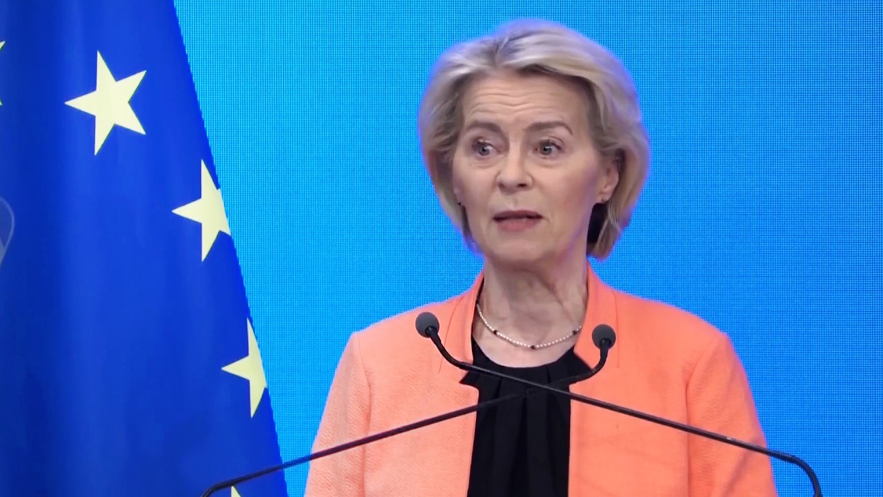 Von der Leyen cuestiona el orden internacional: 