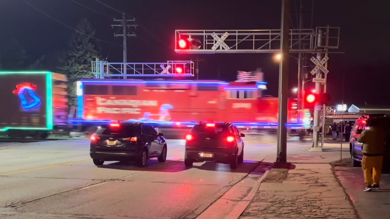 CPKC Holiday Train Going To Station Sturtevant WI YouTube