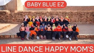Baby Blue EZ Line Dance Choreo Eva Simanjuntak (INA)  Demo by Line Dance Happy Mom's Grobogan 