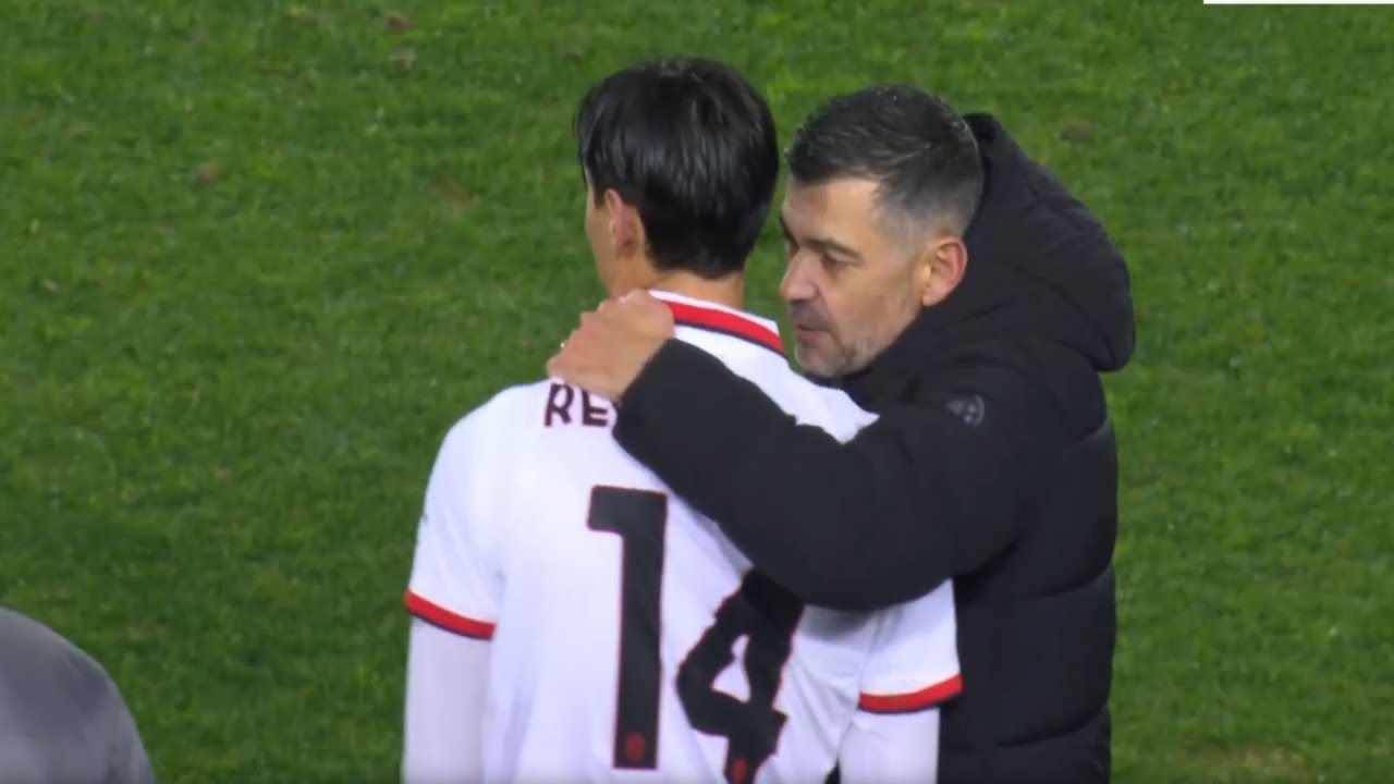 تكتيات كونسيساو المضادة لتكتل امبولي, لياو والشوط الثاني,تعامل كونسيساومع اللاعبين, طرد توموري