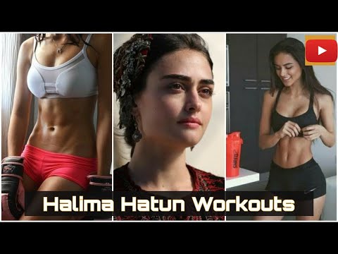 ERTUGRUL ARTIST TRAINING | Ertugrul Ghazi Cast Workout Bio || Halima Hatun || Esra Bilgic