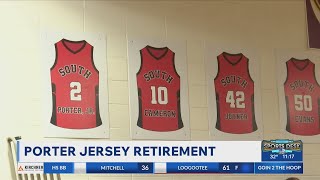 Special night at South for Porter's jersey retirement