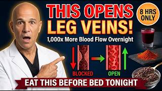 ONLY In 8 Hours, SENIORS, Eat THIS Before Bed to Increases Blood Flow and Circulation in Legs 1,000x