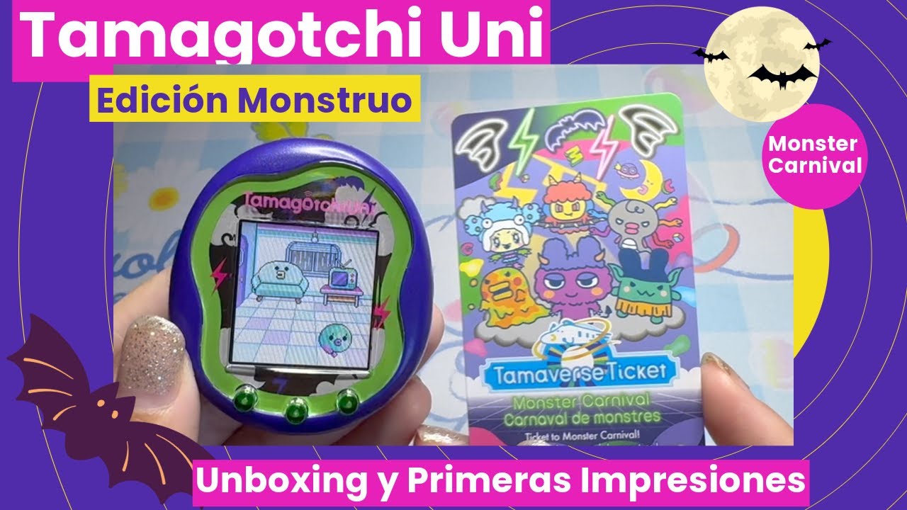 Unboxing y Primeras Impresiones del Tamagotchi Uni Monstruo