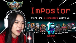 CHALLENGE MAIN AMONG US PAKE HERO MOBILE LEGEND! FT. JESS, KENTUCKY, RADIT, OLIV, KELVIN, DLL