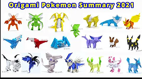 一枚で折る2枚で折る 折り紙ポケモン伝説 折り紙ポケモン伝説