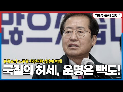 윷놀이의 빽도는 무속열의 미래? 청년 탈당 별거 아닌 국짐의 허세, 홍준표와 노무현 가상대화 영상에 빡침!