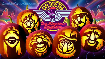 Muppets Mayhem Pumpkin Pattern Process