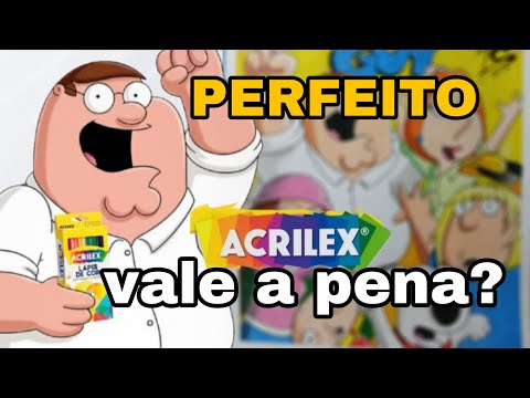 TESTEI os lápis de cor da ACRILEX! 12 cores | SERÁ QUE VALE A PENA?!