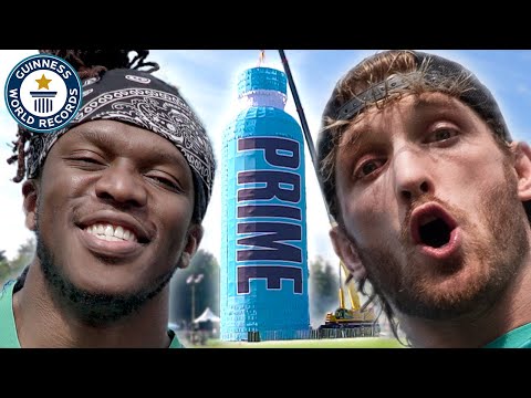 PRIME Make Largest Pinata! - Guinness World Records