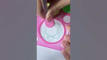 🪙How many rotations did the pen make in total? 🤔 #Spirograph #satisfying #shorts Oct 8, 2024