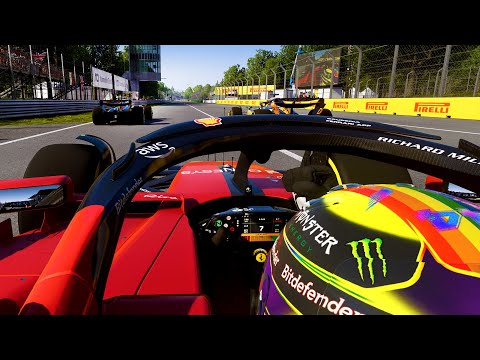 F1 2025 Gameplay Lewis Hamilton in Ferrari Monza Race Onboard