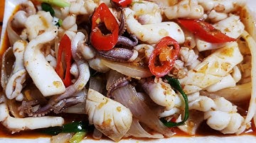 MỰC XÀO SA TẾ - giòn sừn sựt không bị ra nước || Thanh Tâm Food