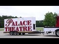 Palace theater sign removed
