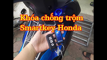 Honda Winner X lắp combo Khóa Smartkey honda - Chống cướp chính hãng tại Hà Nội