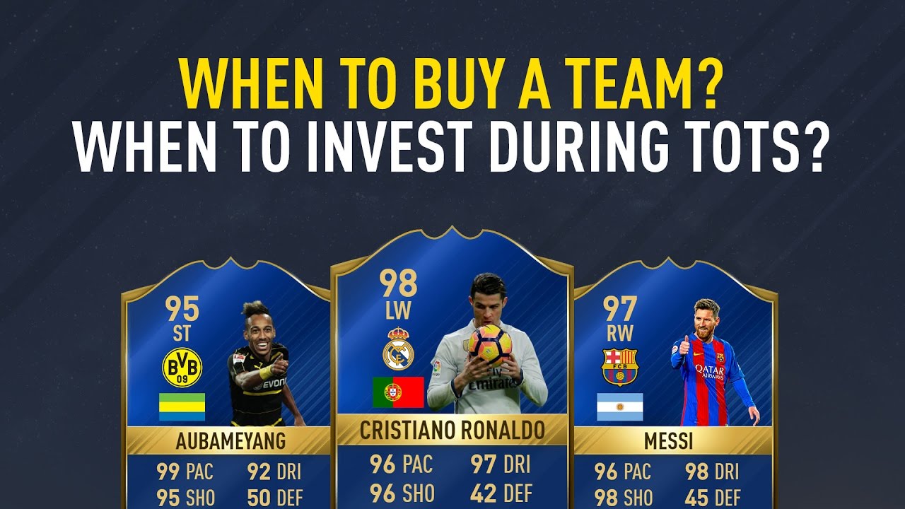 WHEN TO BUY PLAYERS FOR CHEAPEST? TOTS FLIPPING & INVESTING YouTube